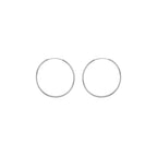 Sterling Silver 20mm Hoop Earrings image 0