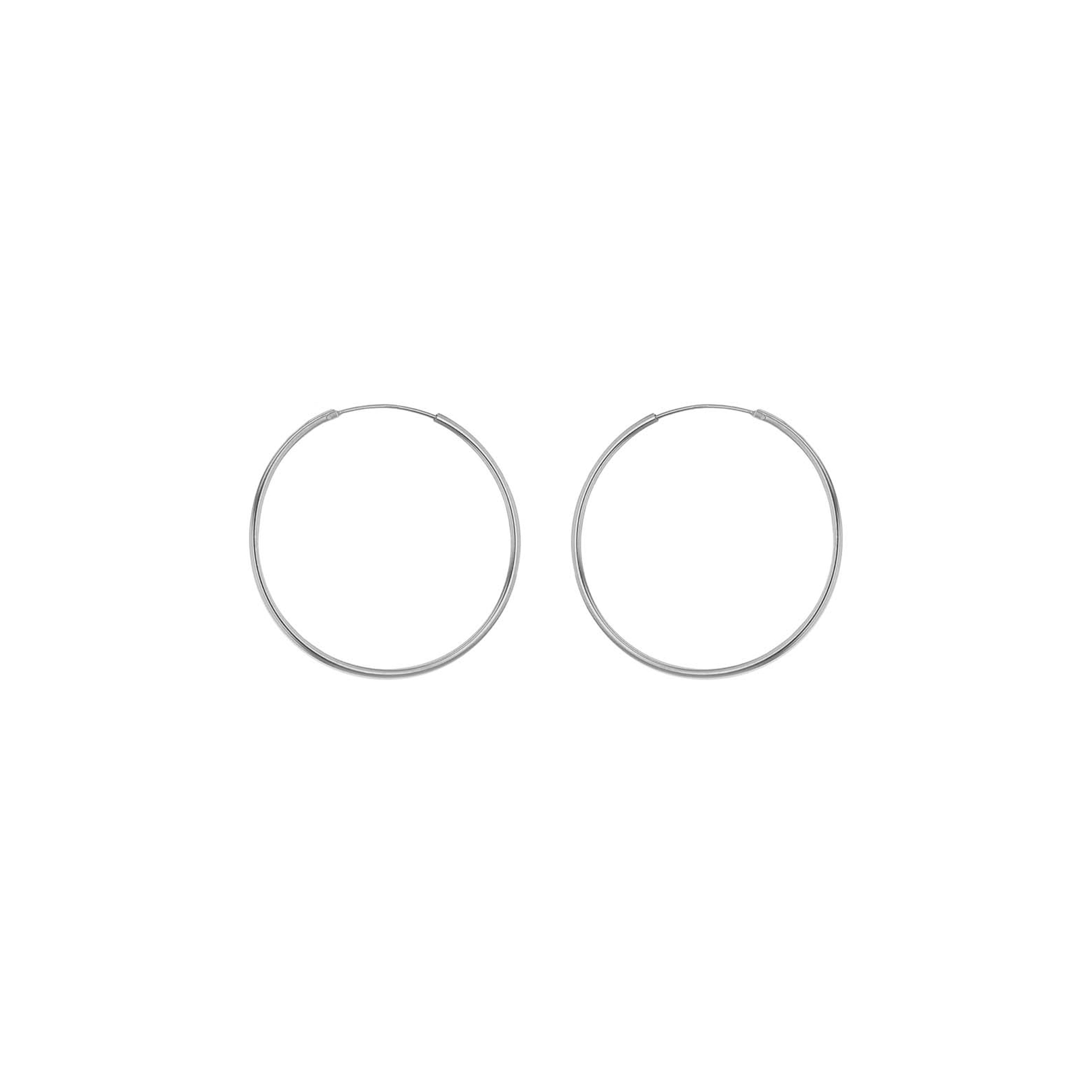 Sterling Silver 20mm Hoop Earrings image 0