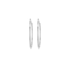 Sterling Silver 35mm Hoop Earrings image 2