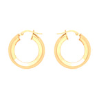 9ct Yellow Gold 22mm Hoop Earrings image 0