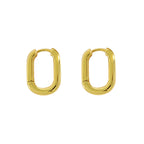 Yellow Gold Vermeil Manhattan Huggies image 0
