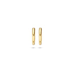 14ct Yellow Gold 10mm Huggie Earrings image 2