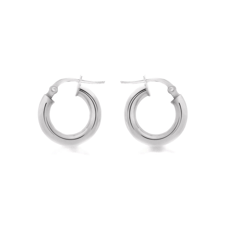 Sterling Silver 15mm Creole Earrings image 0