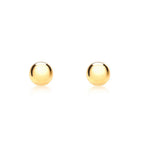 9ct Yellow Gold 3mm Polished Ball Stud Earrings image 0