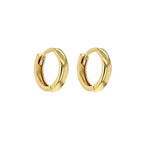 9ct Yellow Gold 11mm Huggy Earrings image 4