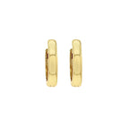 9ct Yellow Gold 11mm Huggy Earrings image 2