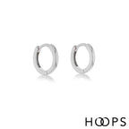 Sterling Silver 12mm Slim Everday Huggies image 0