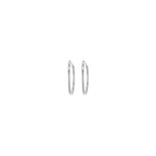 Sterling Silver 12mm Hoop Earrings image 2