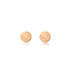 9ct Rose Gold 3mm Sparkly Stud Earrings image 0