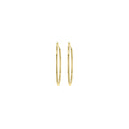 Yellow Gold Vermeil 16mm Classic Hoop Earrings image 1