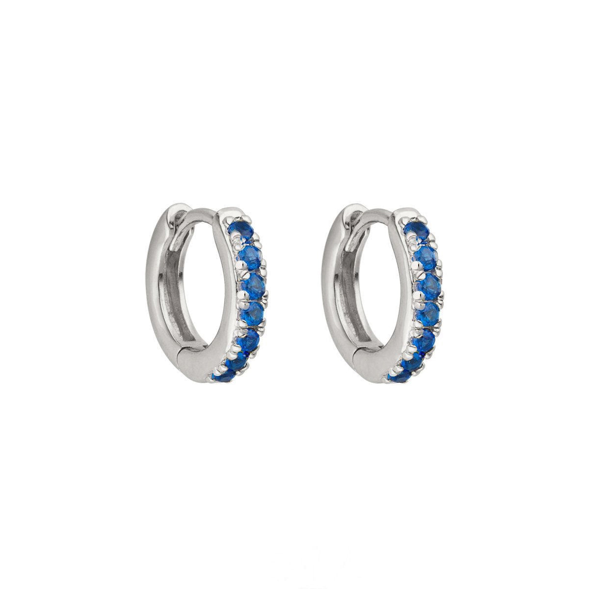 Sterling Silver Mini Jill Huggies image 0