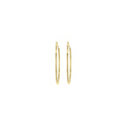 Yellow Gold Vermeil 16mm Classic Hoop Earrings image 1