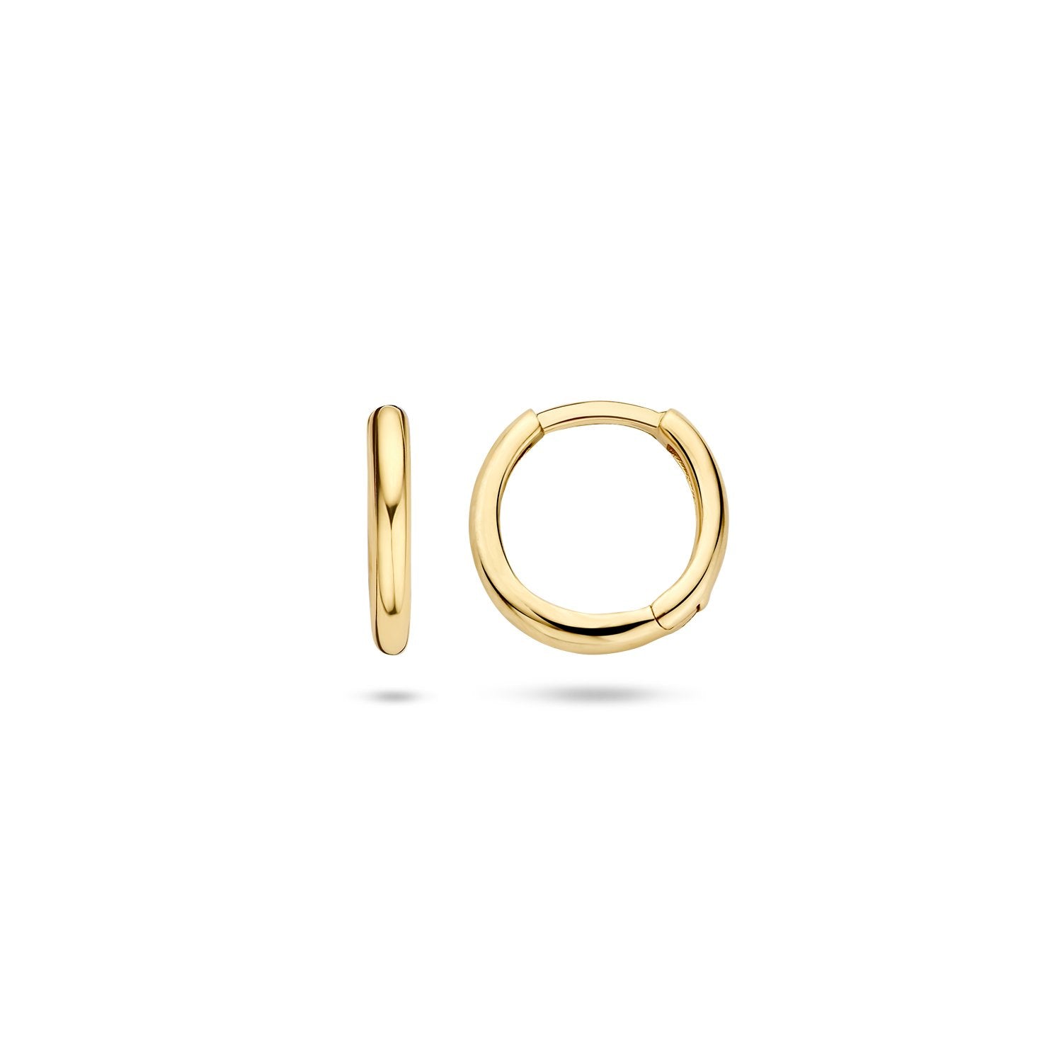 14ct Yellow Gold 11.3mm Huggie Earrings image 0