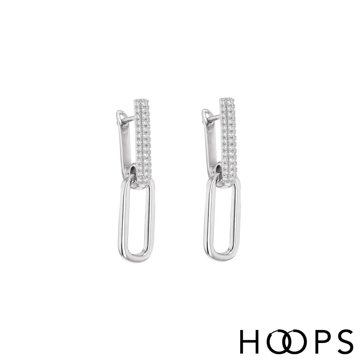 Sterling Silver Monroe Luxury Drop Earrings