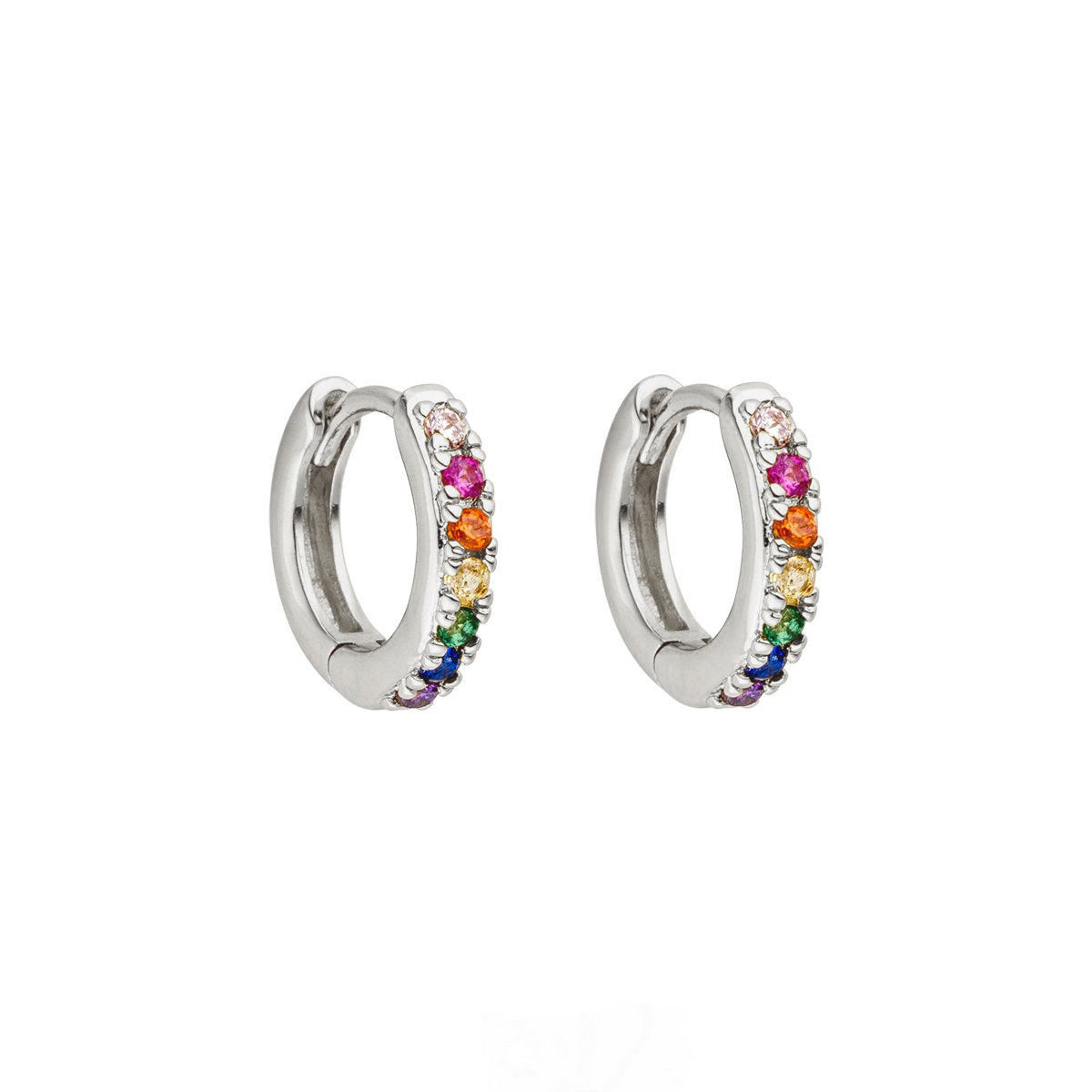 Sterling Silver Mini Erika Huggies image 0