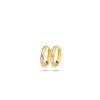 14ct Yellow Gold 9.6mm Huggie Earrings image 2