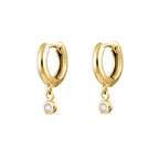 Gold Vermeil Mini Drop Kate Huggies image 0