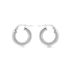 Sterling Silver 15mm Creole Earrings image 0