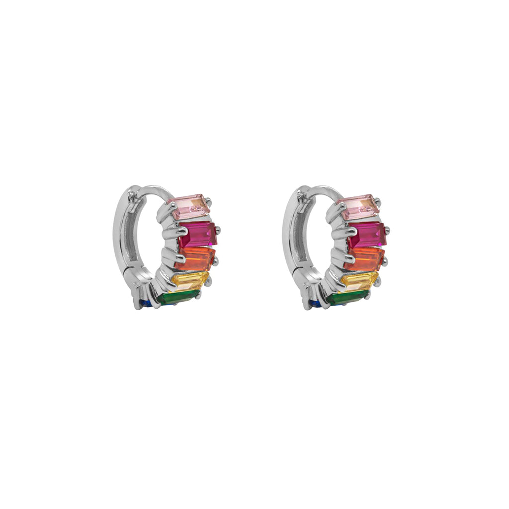 Sterling Silver Mini Judy Huggies image 0