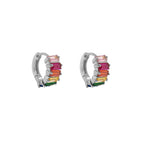 Sterling Silver Mini Judy Huggies image 0