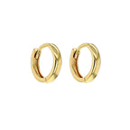 9ct Yellow Gold 11mm Huggy Earrings image 4