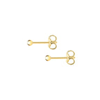 9ct Yellow Gold 2mm Polished Ball Stud Earrings image 1