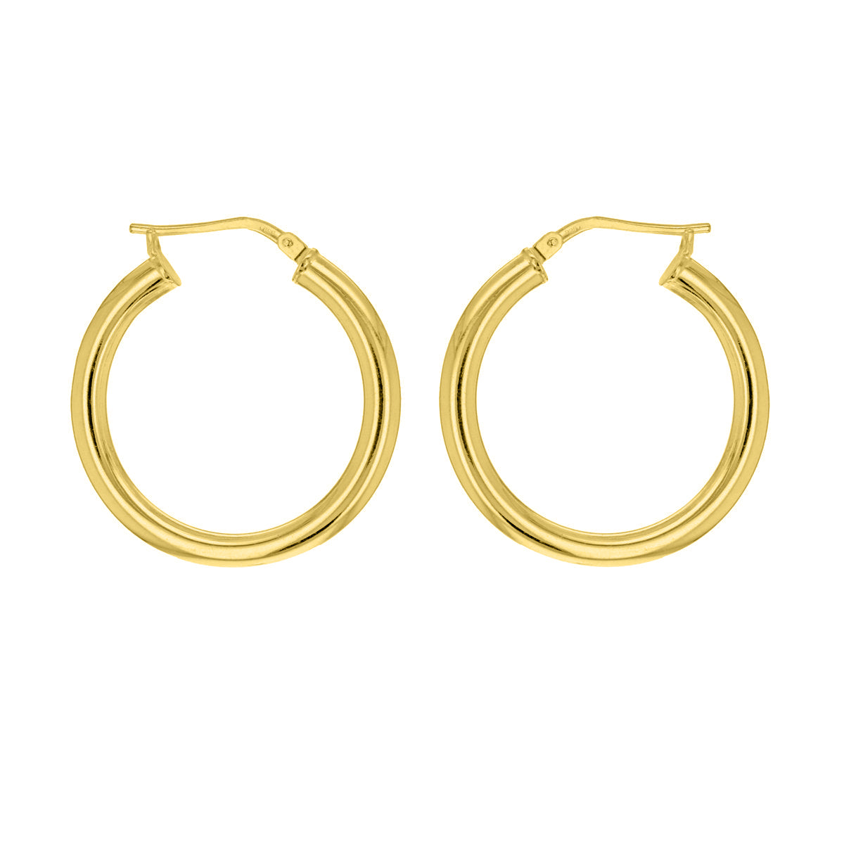 Gold Vermeil 26mm Creole Hoop Earrings image 0
