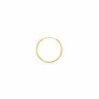 9ct Yellow Gold 15mm Sleeper Hoop image 0
