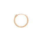 9ct Rose Gold 11mm Classic Hoop image 0