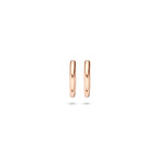 14ct Pink Gold 10mm Huggie Earrings image 2