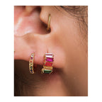 Sterling Silver Mini Judy Huggies image 1