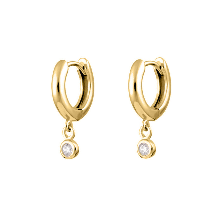 Gold Vermeil Mini Drop Kate Huggies image 0