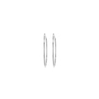 Sterling Silver 25mm Hoop Earrings image 2