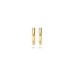 14ct Yellow Gold 11.3mm Huggie Earrings image 2