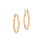 Rose Gold Vermeil 30mm Hoop Earrings image 3