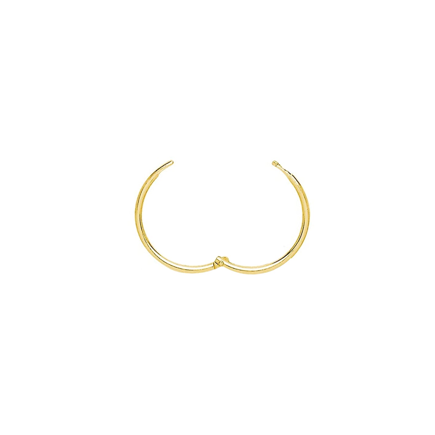 9ct Yellow Gold 15mm Hinged Earring image 0