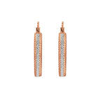 Rose Gold Vermeil 25mm Star Dust Earrings image 1