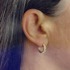 Yellow Gold Vermeil Michelle Hoops image 0