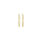 Yellow Gold Vermeil 20mm Classic Hoop Earrings image 2