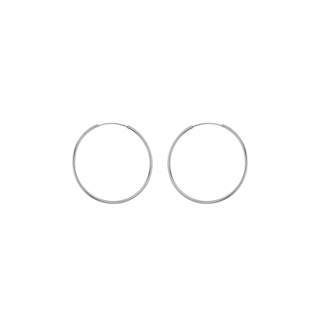 Sterling Silver 16mm Hoop Earrings image 0