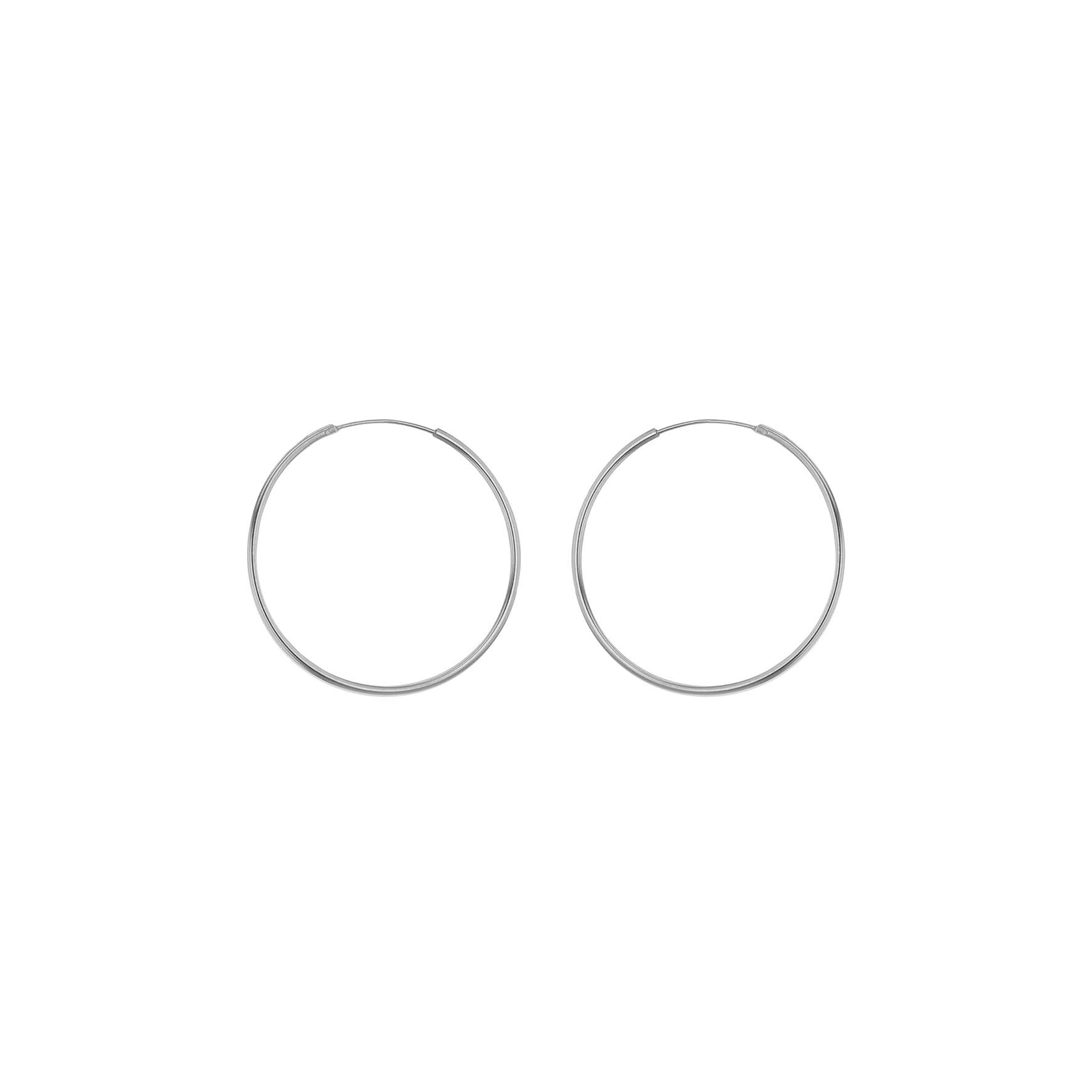 Sterling Silver 16mm Hoop Earrings image 0