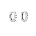 Sterling Silver Mini Stone Set Sara Huggies image 2