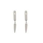 Sterling Silver Mini Drop Enya Huggies image 1