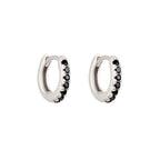 Sterling Silver Mini Stone Set Lana Huggies image 1