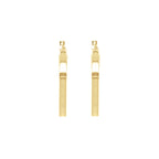 18ct Yellow Gold Luxury 30mm / 3mm Hoops image 2