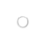 Pavé Stone Set 12mm Eternity Ring Clicker Hoop image 2