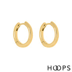 Gold Vermeil 14mm Rolo Huggies image 0