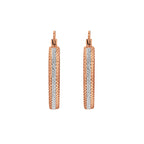 Rose Gold Vermeil 25mm Star Dust Earrings image 1