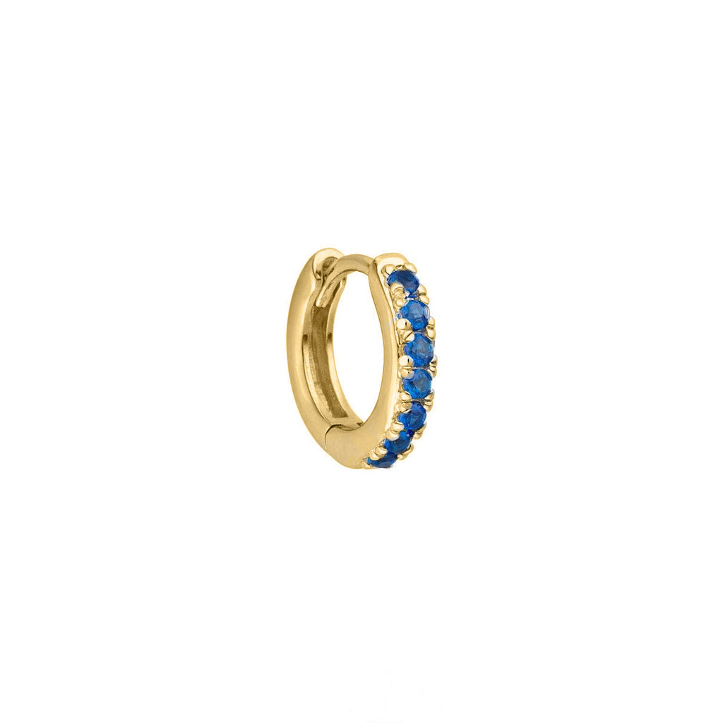 Gold Vermeil 10mm Jill Huggies Hoop Earring image 0