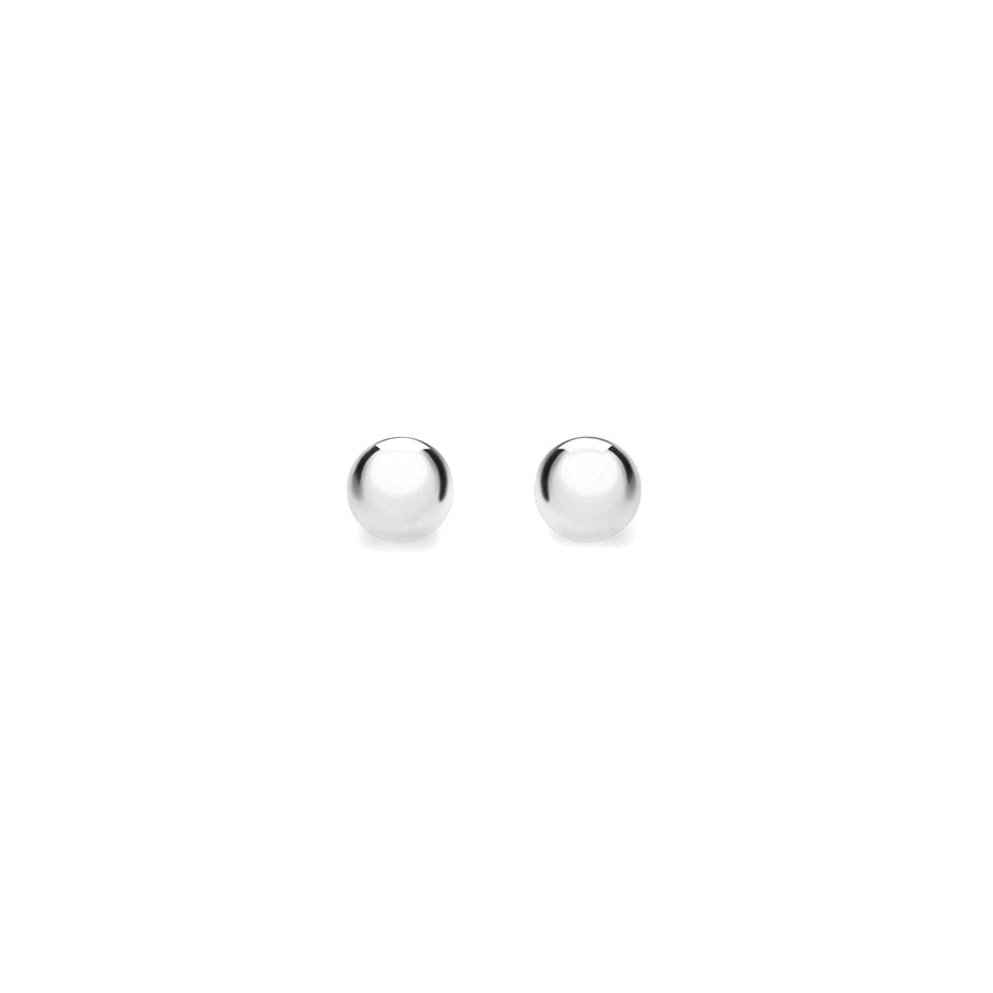 Sterling Silver 3mm Polished Ball Stud Earrings image 0